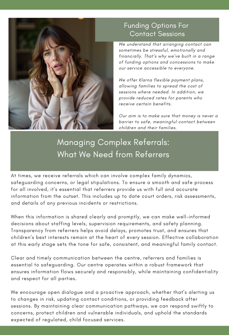 Text promoting the opening of a supervised contact centre erdington Text promoting the opening of a supervised contact centre erdington